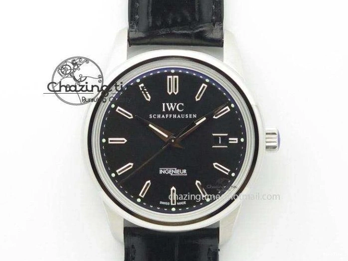 MIROTIME 0517 Mark XVIII IW327002 SS Mk Maker Best Edition White Dial On Black Leather Strap A SunProtective 7298